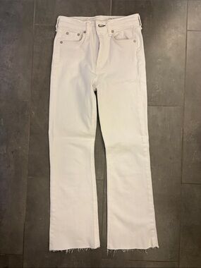 rag & bone White Flare Jeans